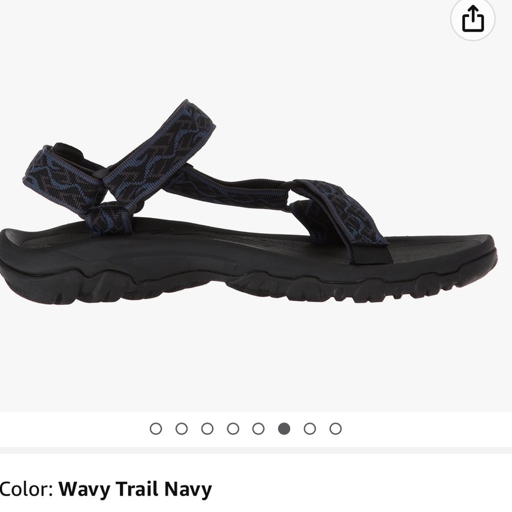 Teva Men's Hurricane 4 Wavy Trail Navy Mens 11